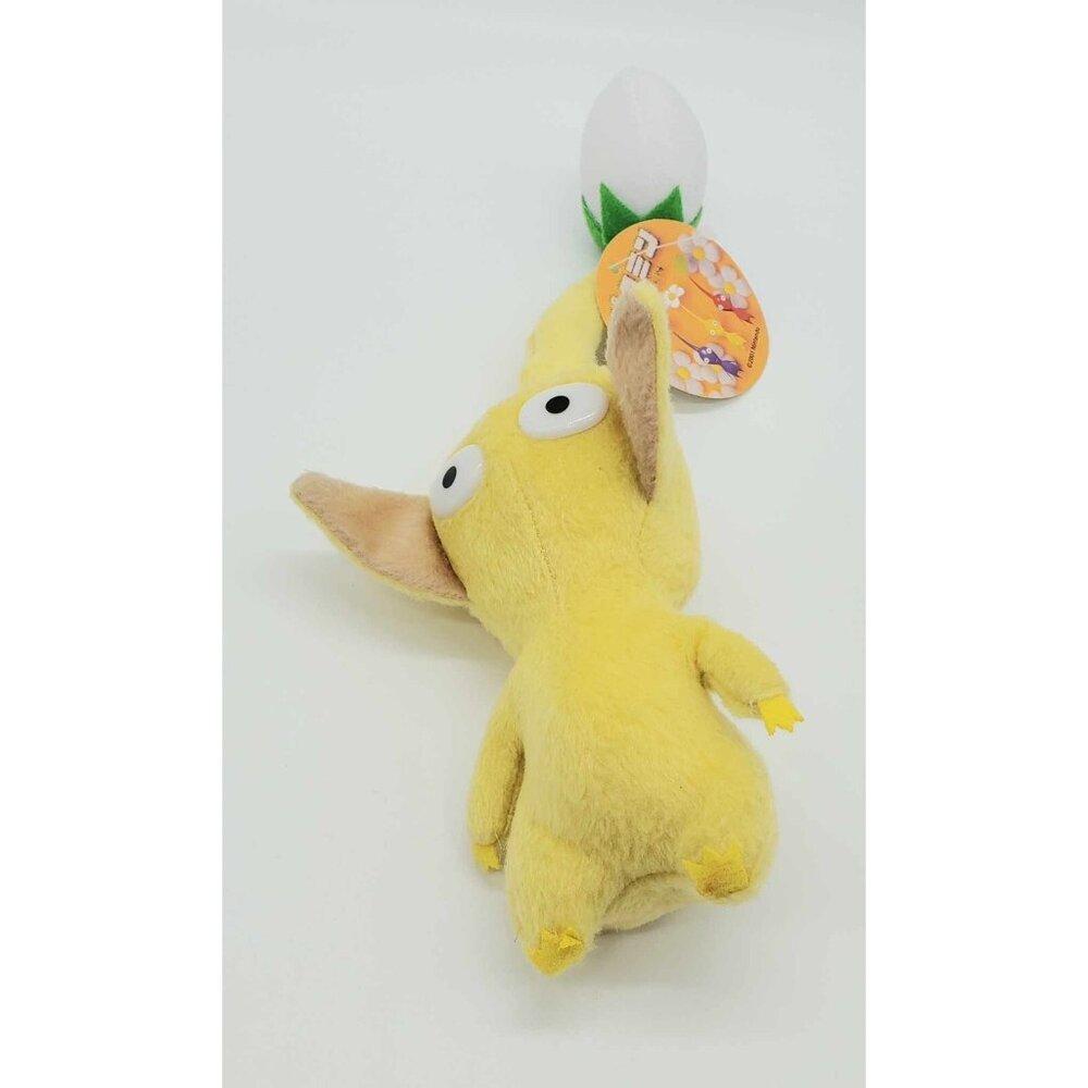 Pikmin Yellow Bud Sanei Beanie 2001 Plush 6" Stuffed Toy Doll  w Tag